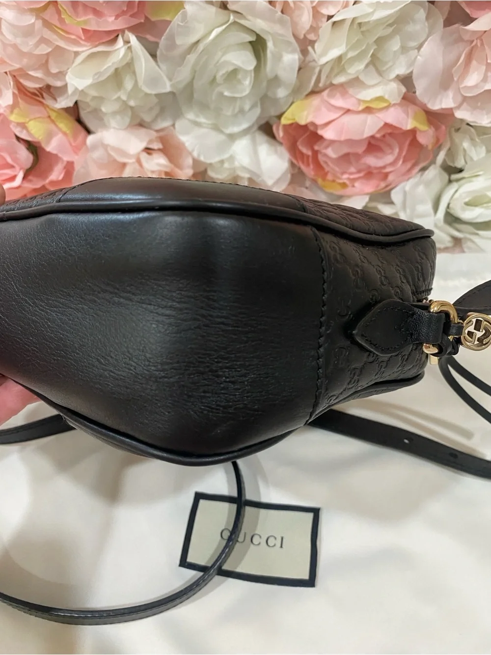 Gucci Microguccissima Mini Bree Messenger Bag